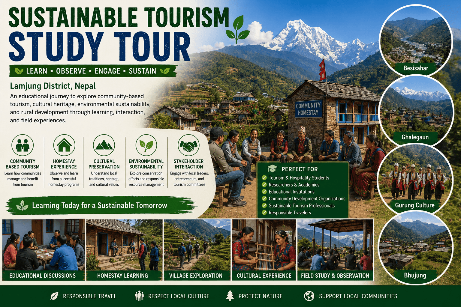 Sustainable Tourism Study Tour - 4 Days